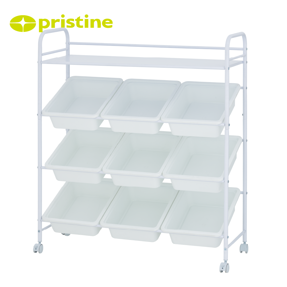 キャスター付きおもちゃ収納カート